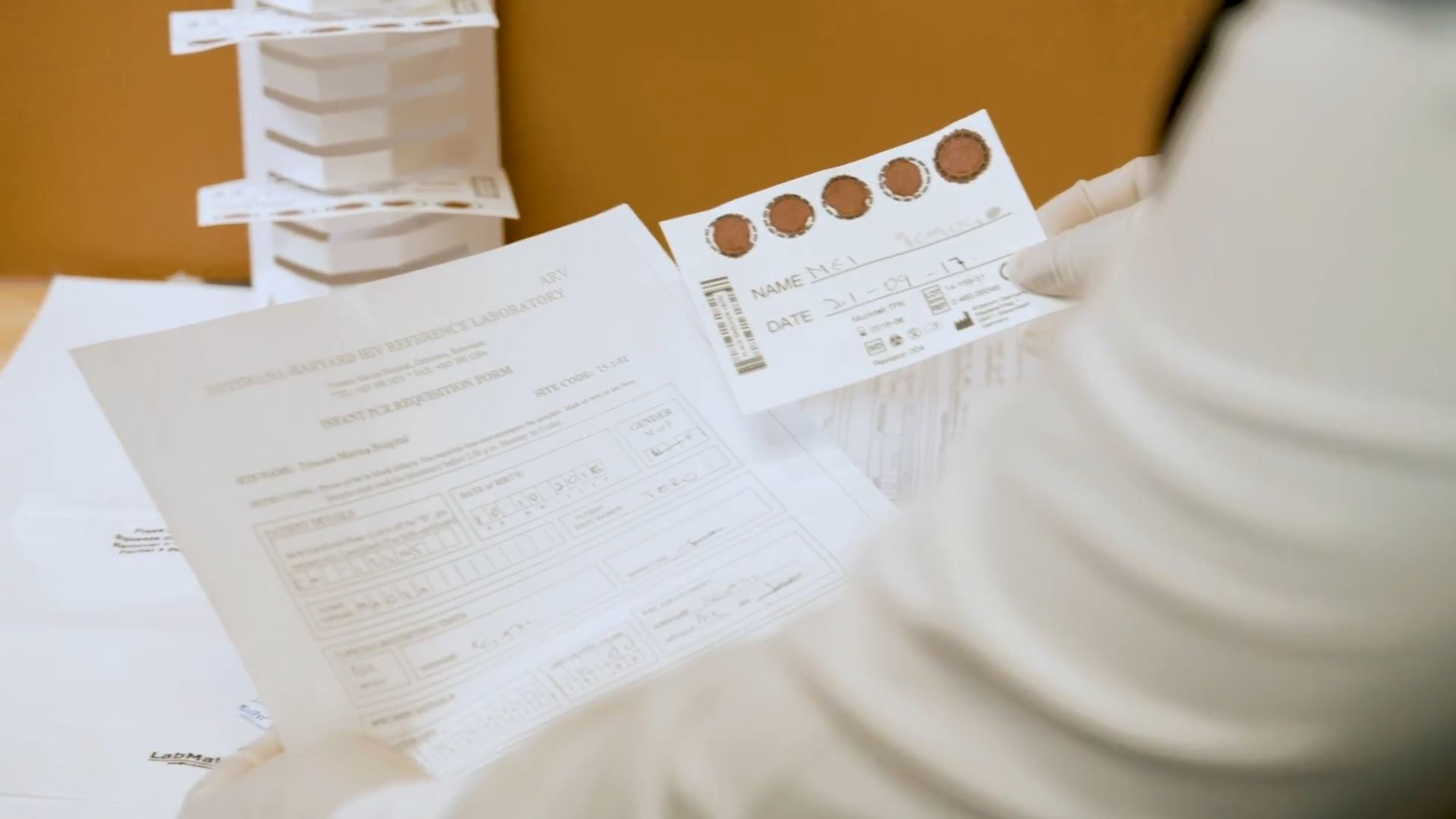 Collection of Dried Blood Spot Specimen for Viral Load