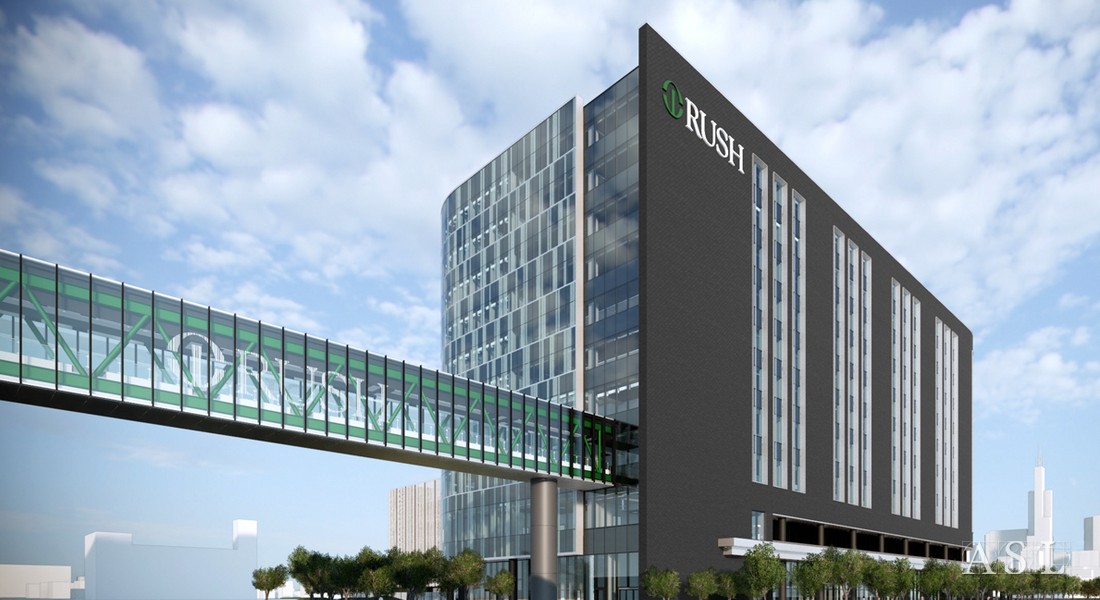 Rush University Medical Center New Ambulatory Building ASL Stone