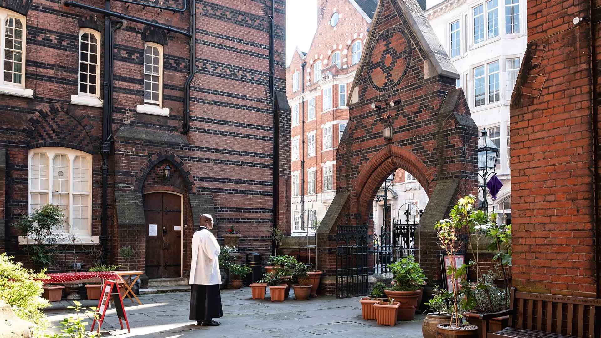 courtyard All Saints Margaret Street