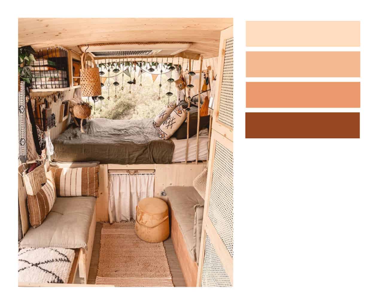 Creating a Color Scheme for Your Camper Van Interior
