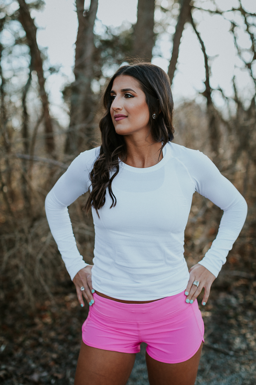 Weekly Workout Routine Fuchsia Shorts A Southern Drawl