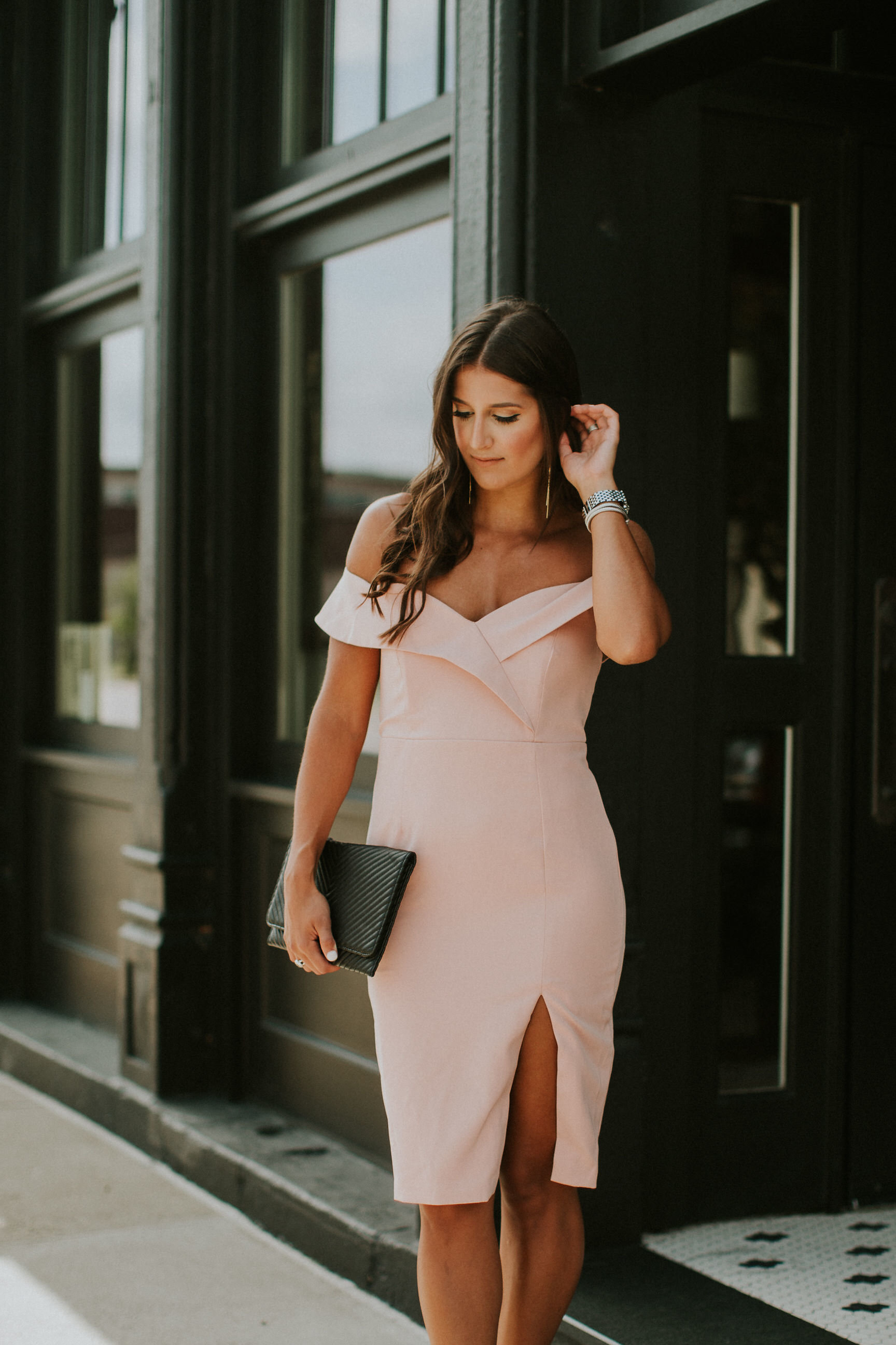 Blush Cocktail Dress A Southern Drawl