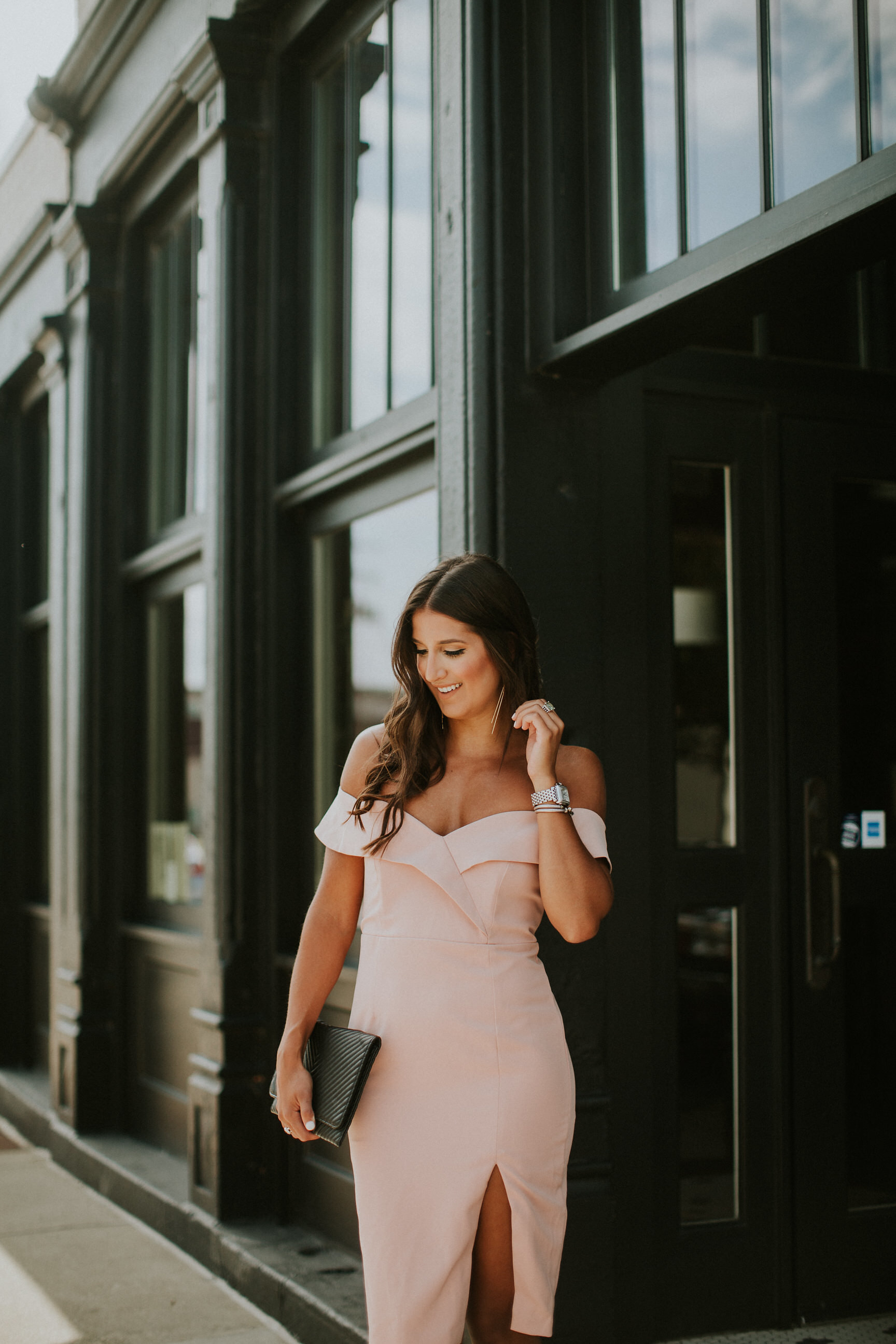 Blush Cocktail Dress A Southern Drawl