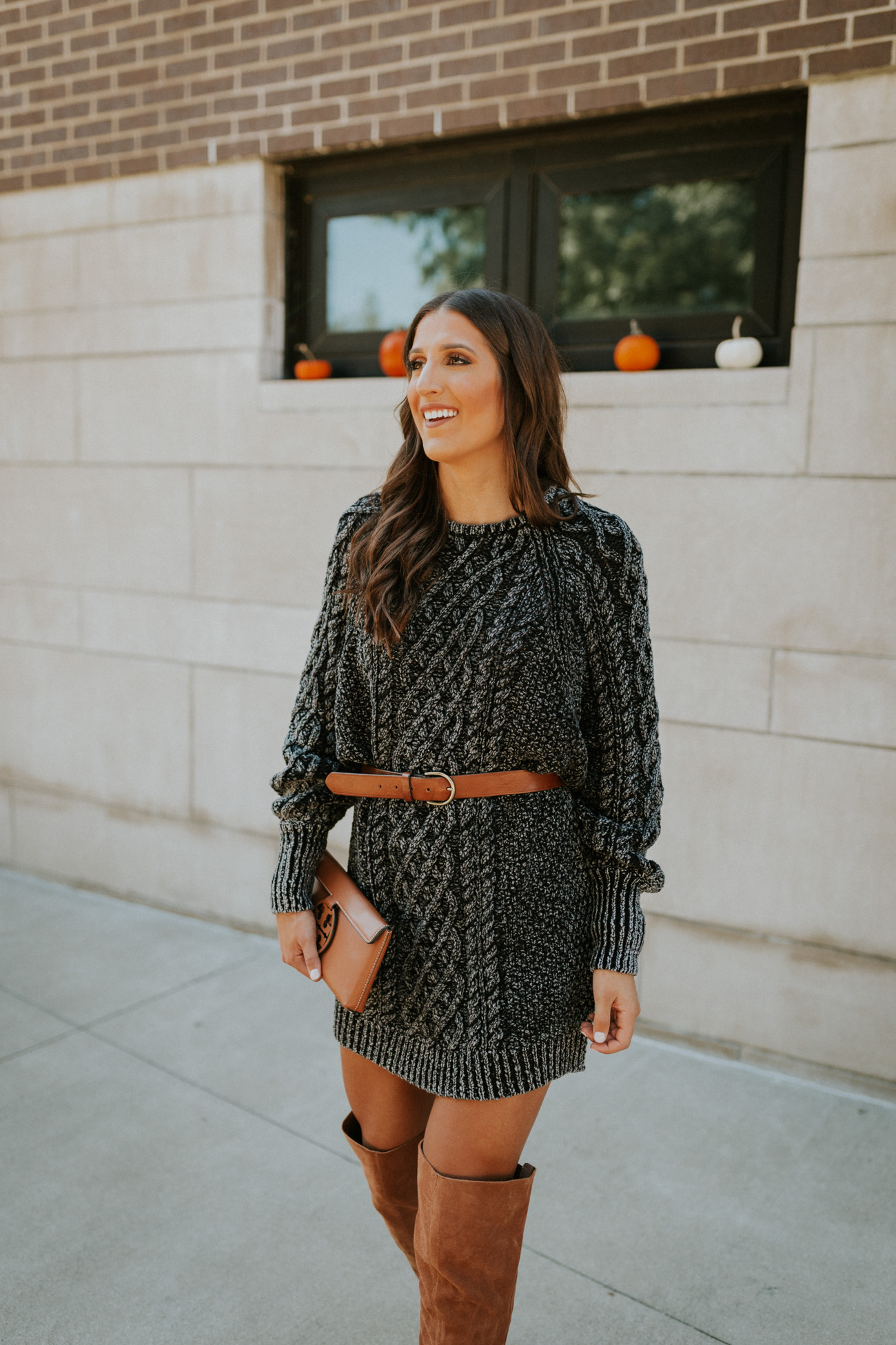 Cable Knit Sweater Dress A Southern Drawl