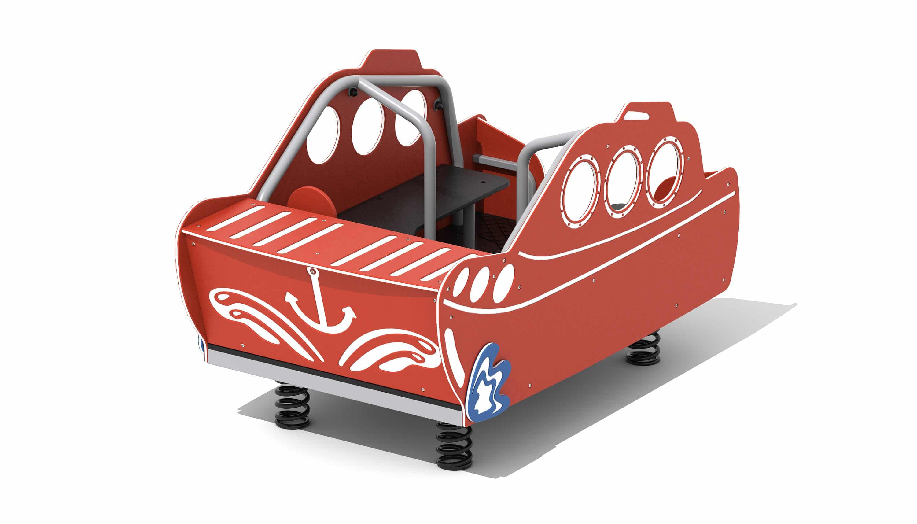 Bouncing Boat Playground Equipment a_space