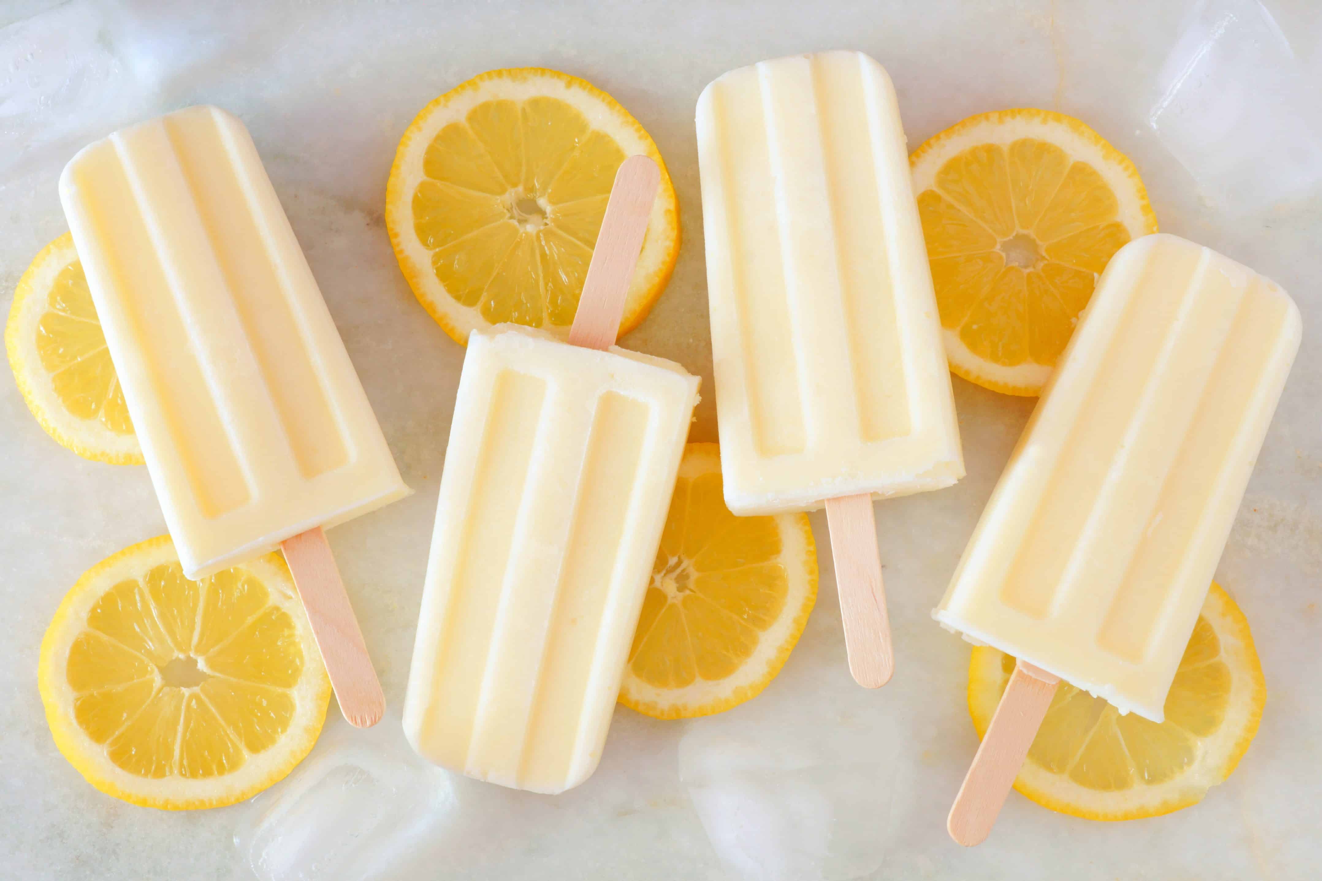 Lemon and Ginger Pops Aspartame