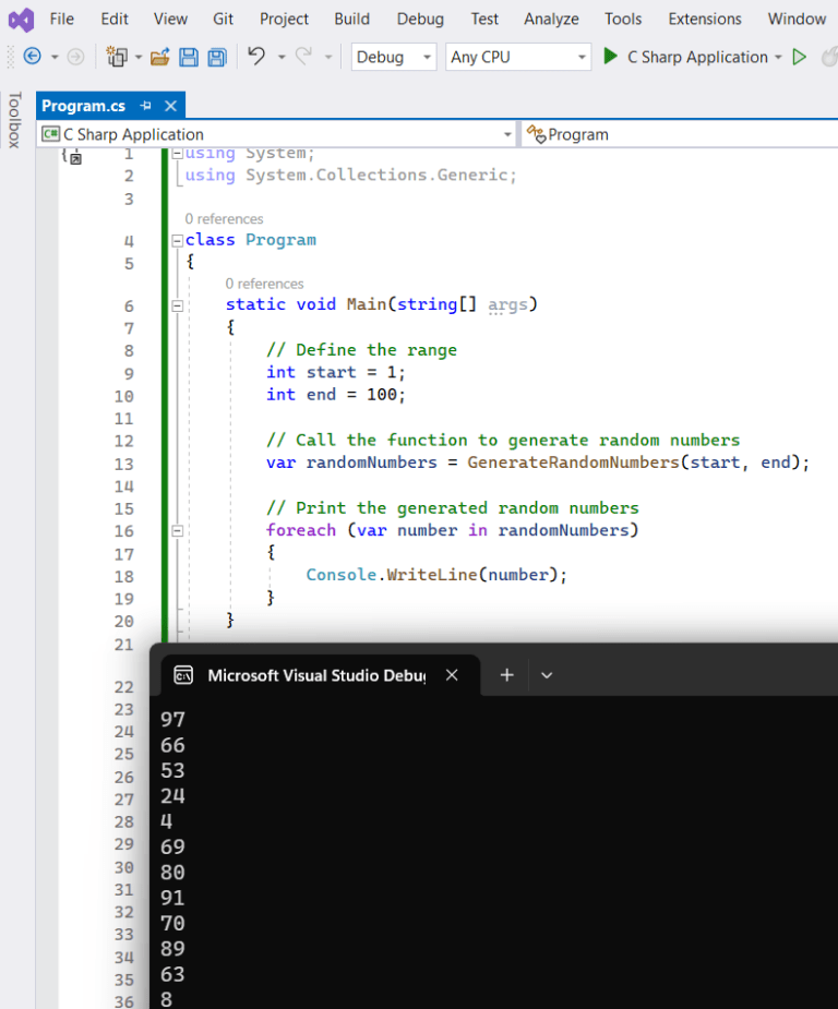 How to generate random numbers in within a range without