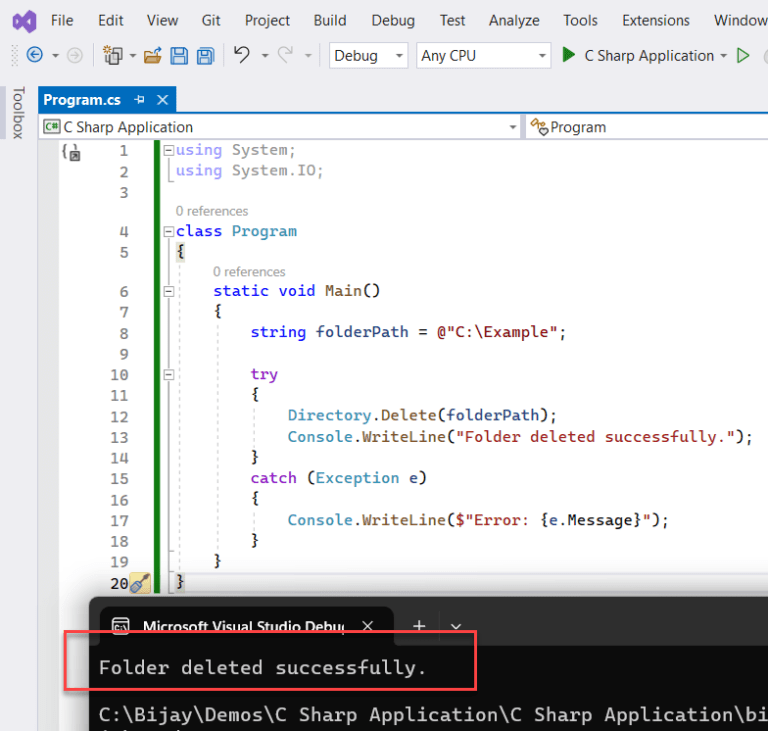 How to Delete a Folder in C? [3 Methods with Complete Code]