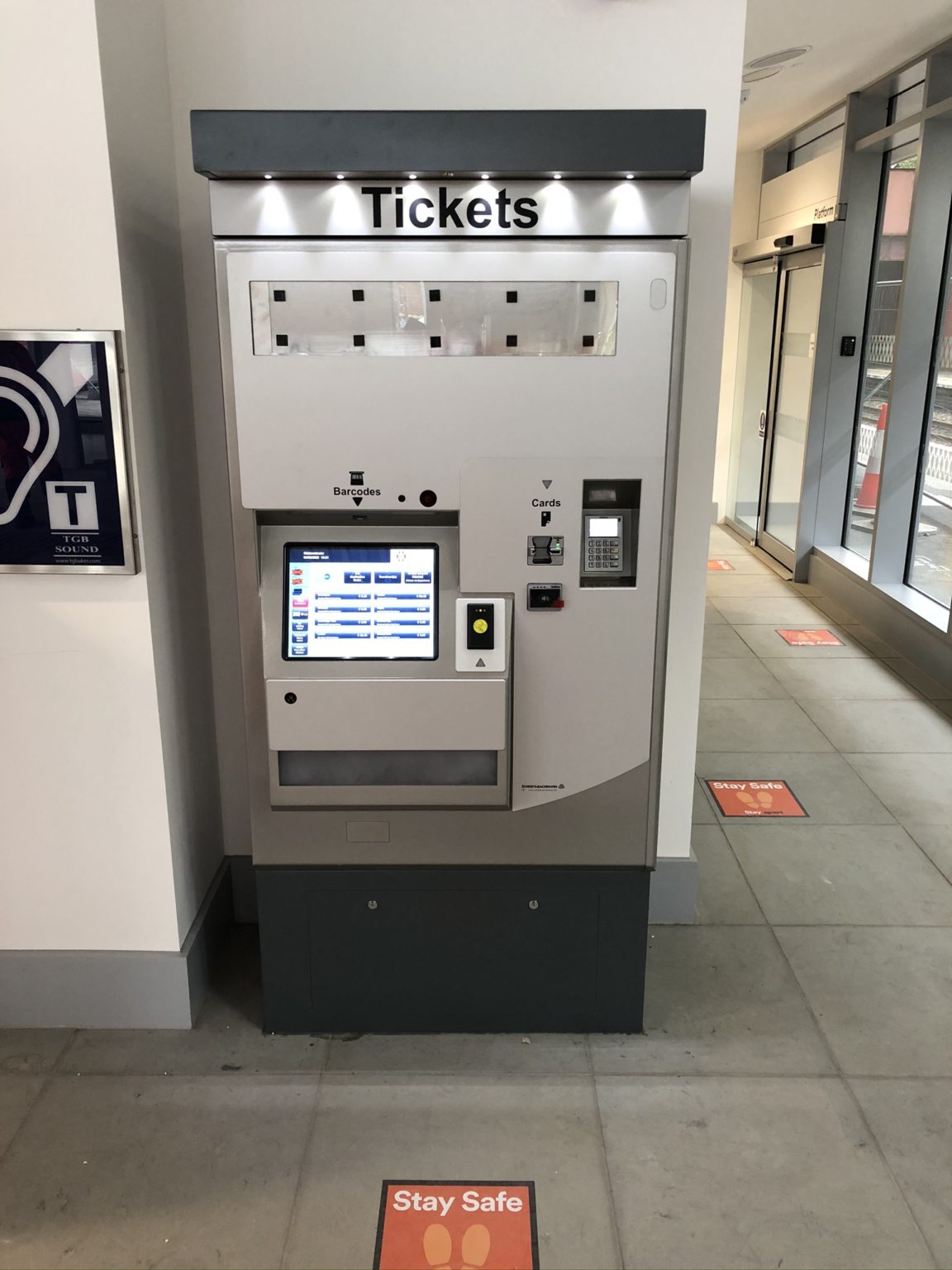 Installation of ticket vending machines Aspect Installation