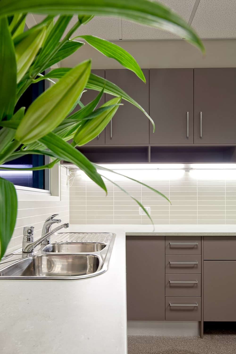 water fountain in office Aspect Commercial Interiors