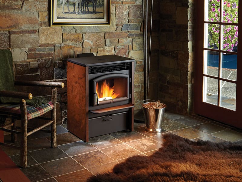 Lopi AGP Pellet Stove Aspen Fireplace & Patio