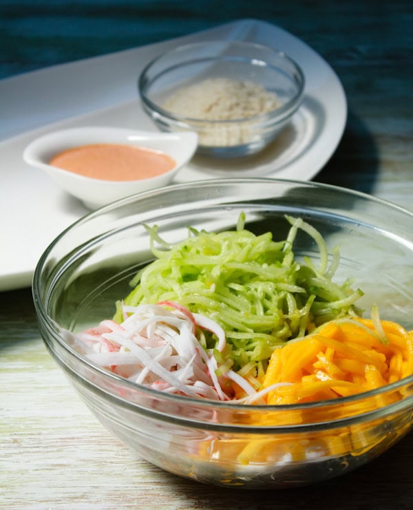Spicy Crab (Kani) Salad Get Lean Asia