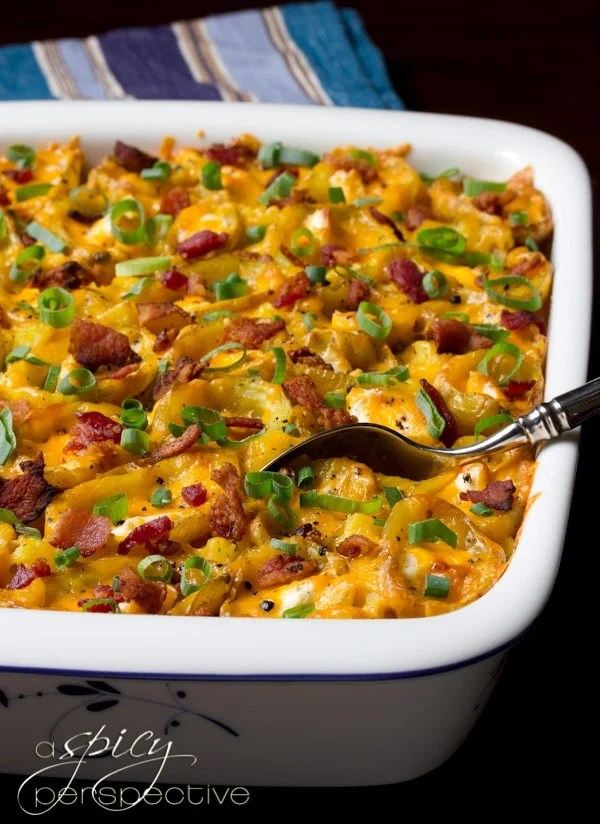 Baked Potato Skins Mac and Cheese Recipe