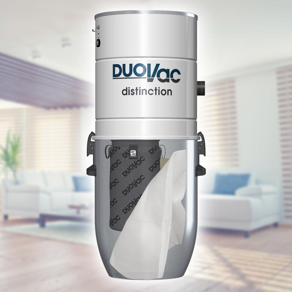 DUOVAC DISTINCTION central vacuum, accessories, parts and services.