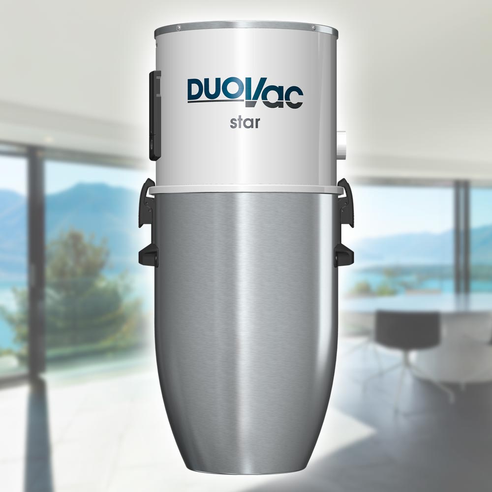 DUOVAC STAR central vacuum, accessories, parts and service.