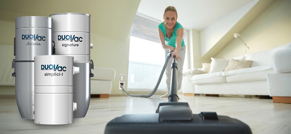 About Duovac central vacuum, accessories, parts and service.