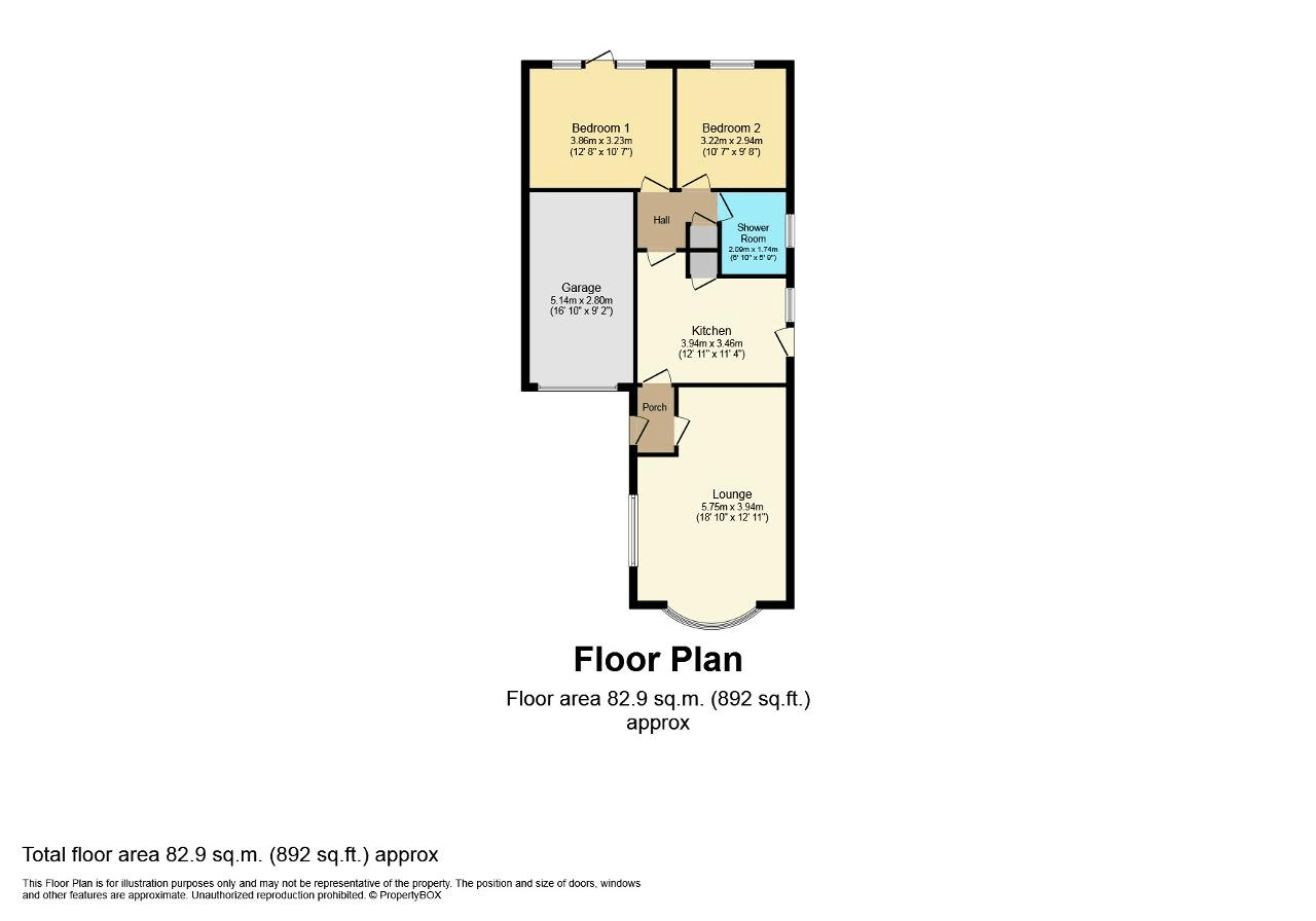 2 Bedroom Link detached bungalow For Sale in Pear Tree Crescent