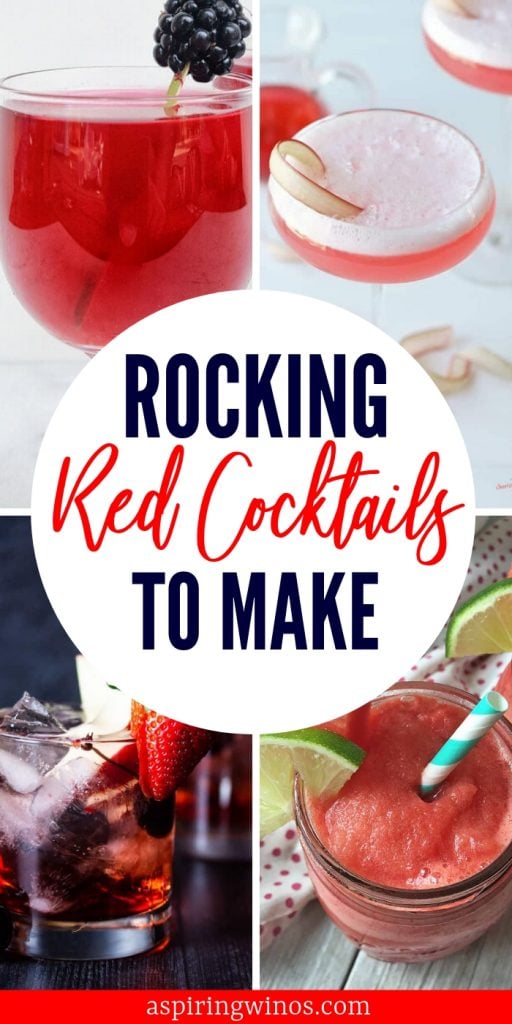 Rocking Red Cocktail Recipes Aspiring Winos