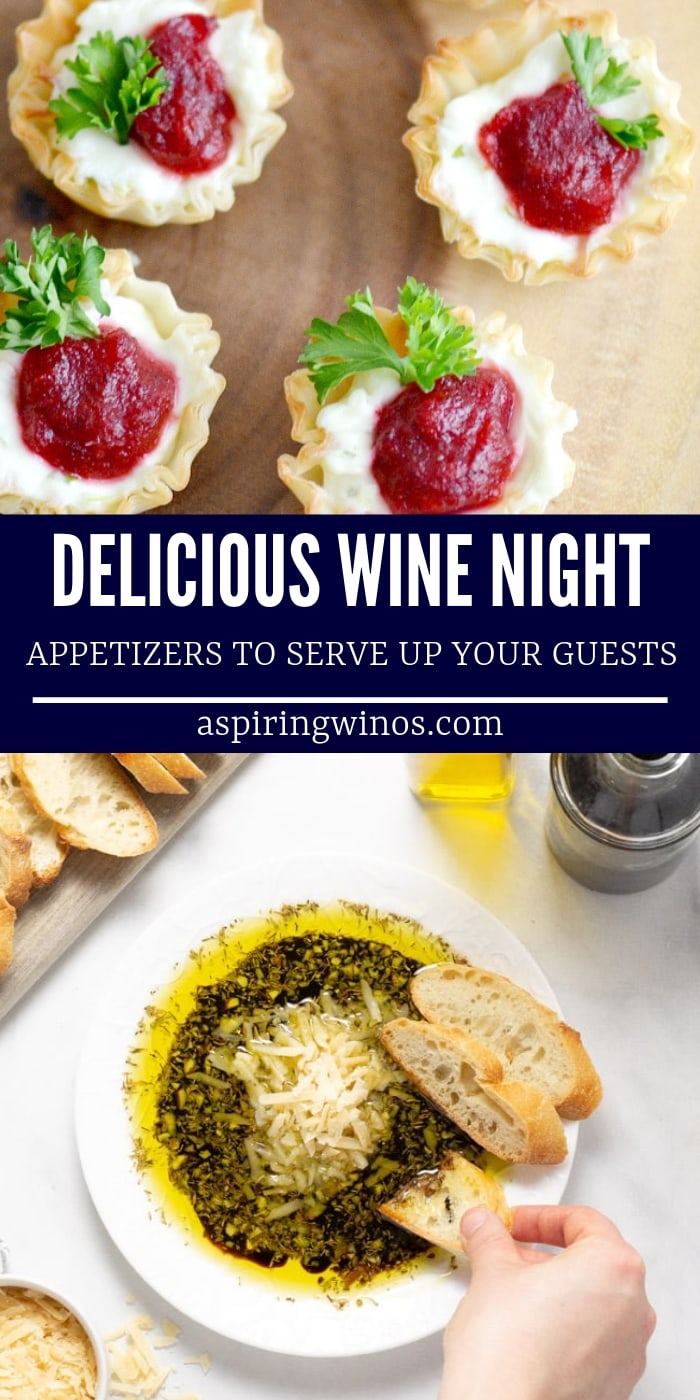 Wine Night Appetizers Aspiring Winos