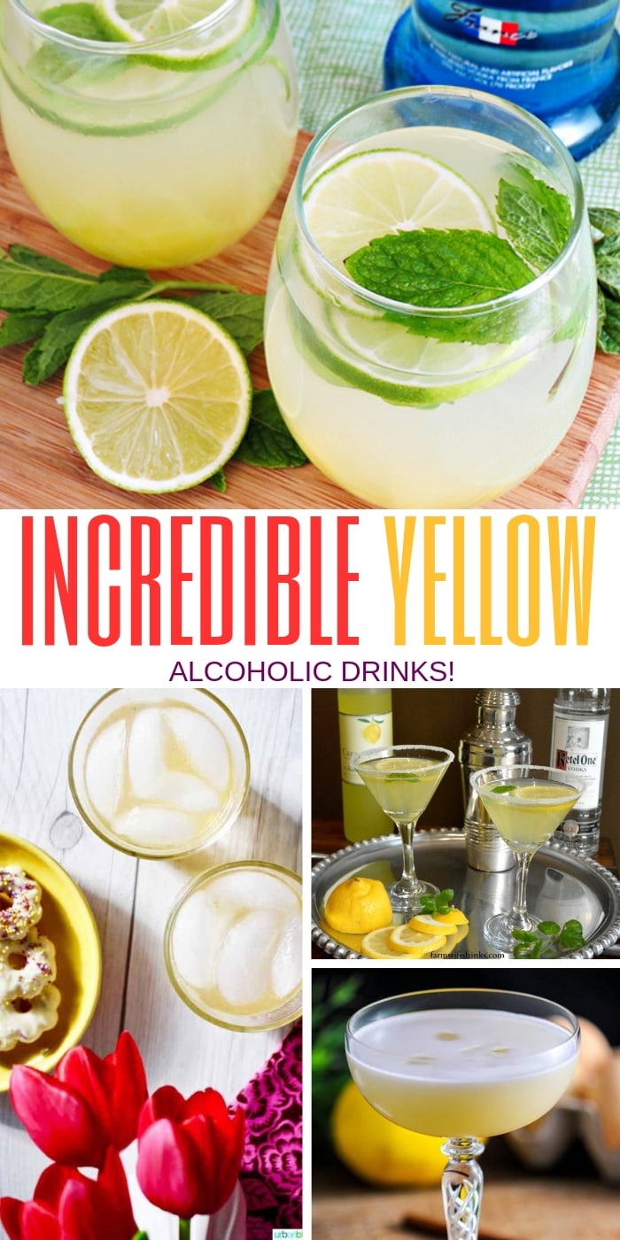 22 Yellow Cocktail Recipes For a Themed Party Aspiring Winos