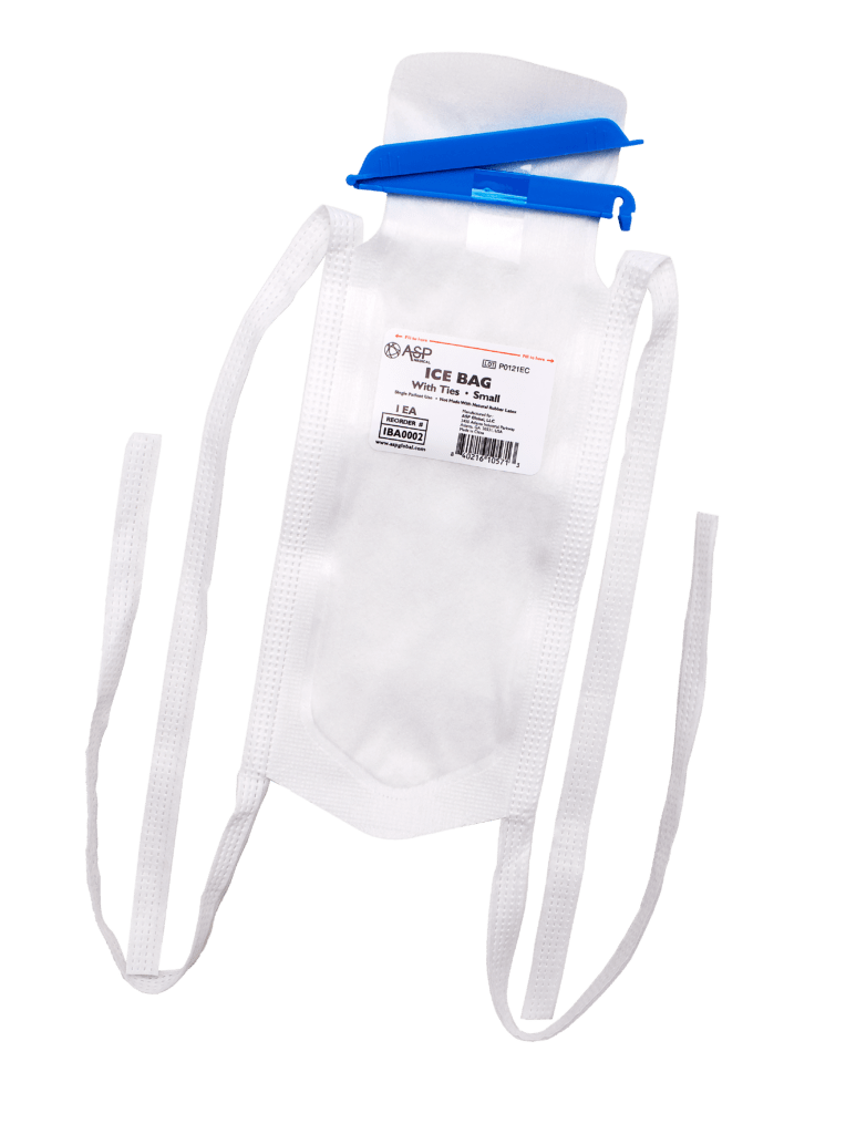 Refillable Ice Bag with Clip Closure for Cold Therapy ASP Medical