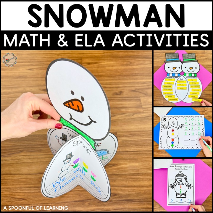 Snowman Unit Snowmen At Night Activities Snowman Crafts A
