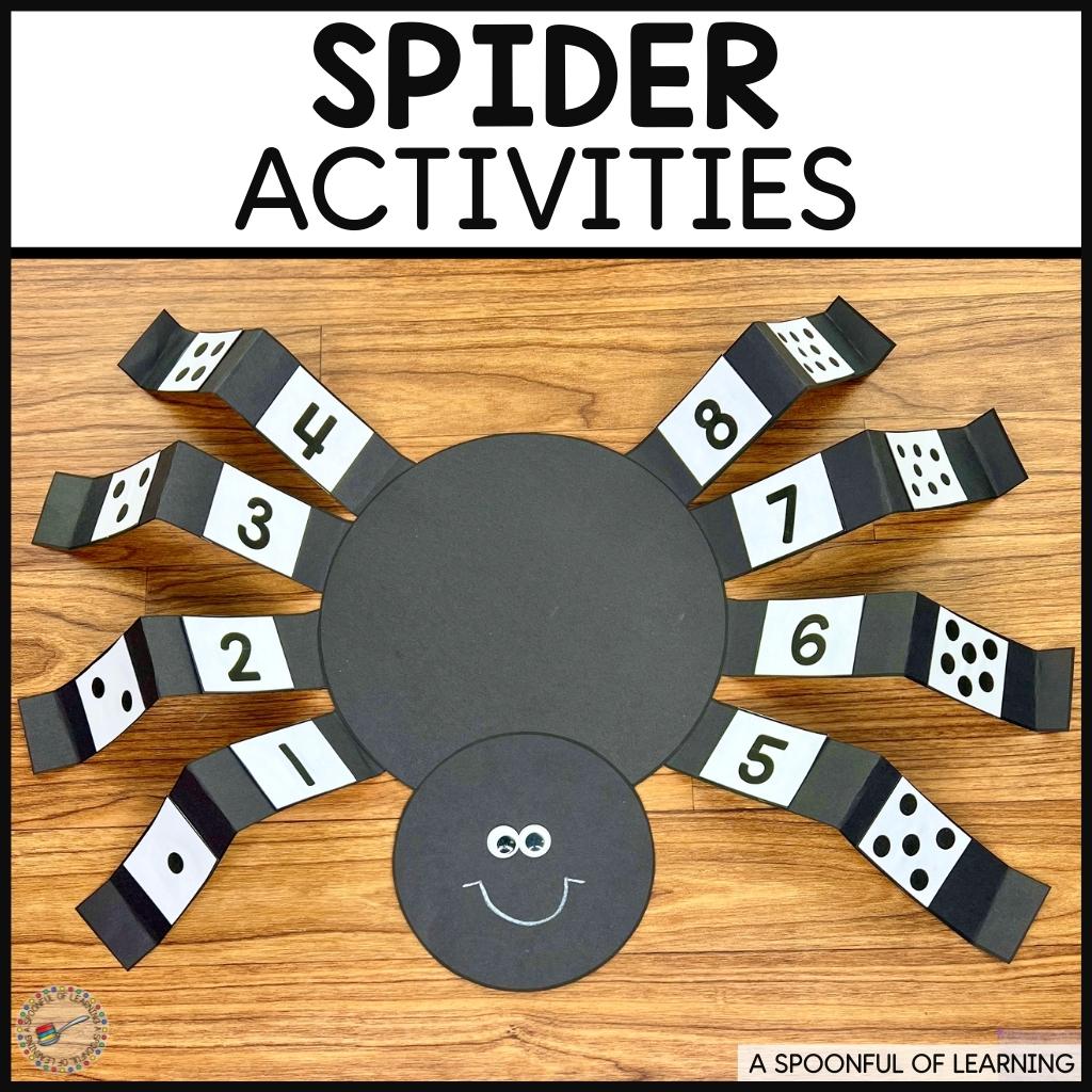 Fun Spider Activities for Kindergarten - A Spoonful of Learning