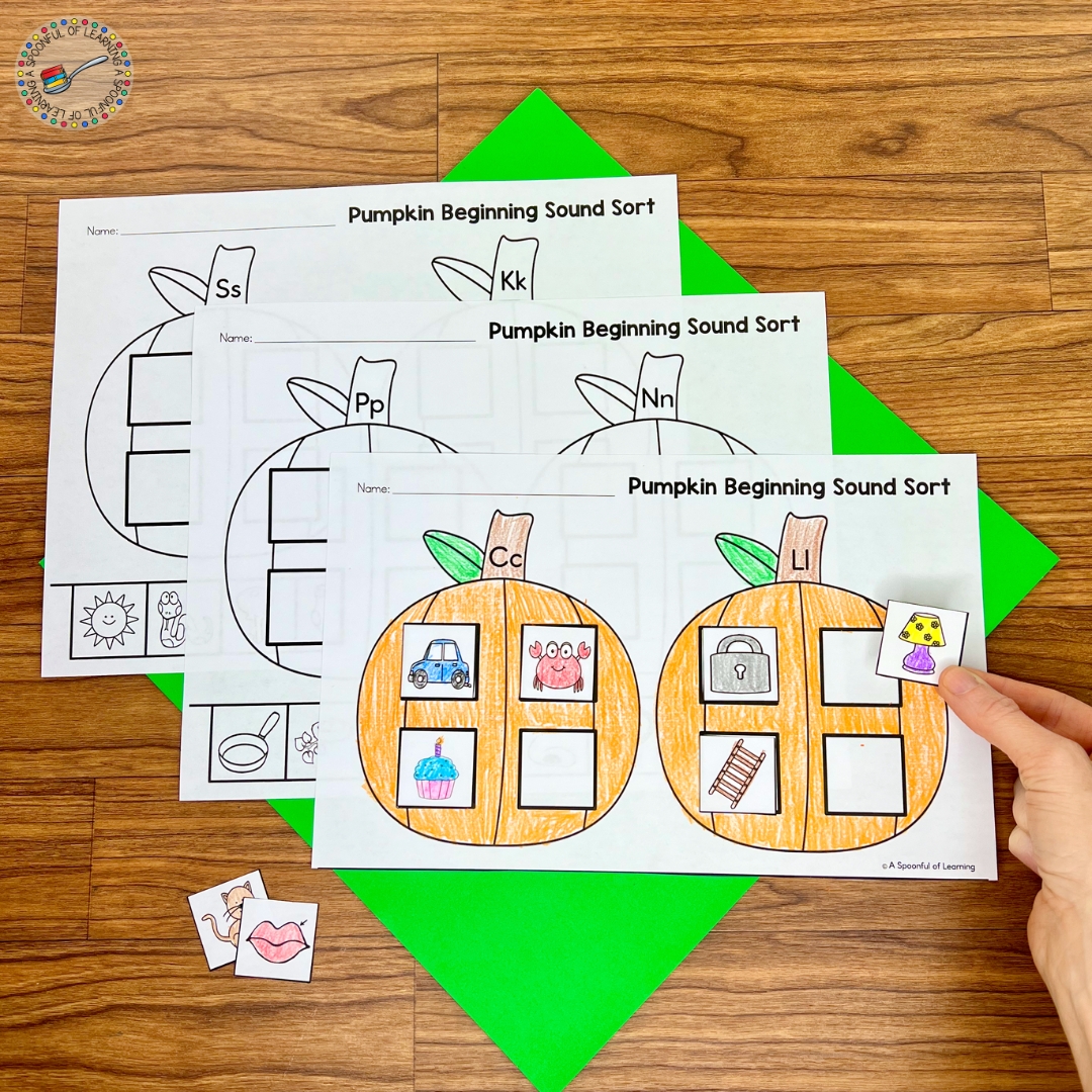Fun Pumpkin Activities for Kindergarten - A Spoonful of Learning