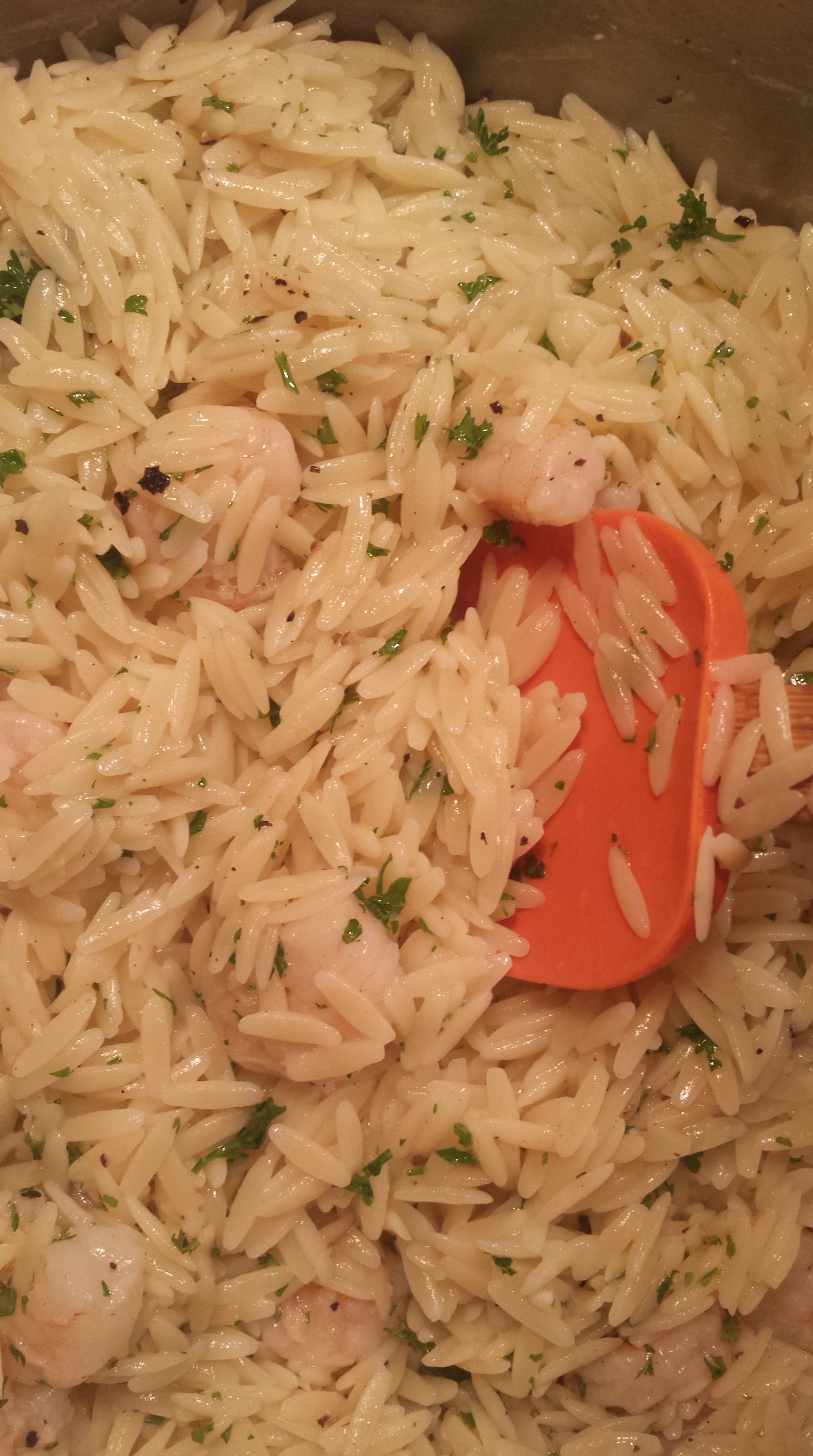 Lemon Garlic Shrimp & Orzo A Spoonful of Wine