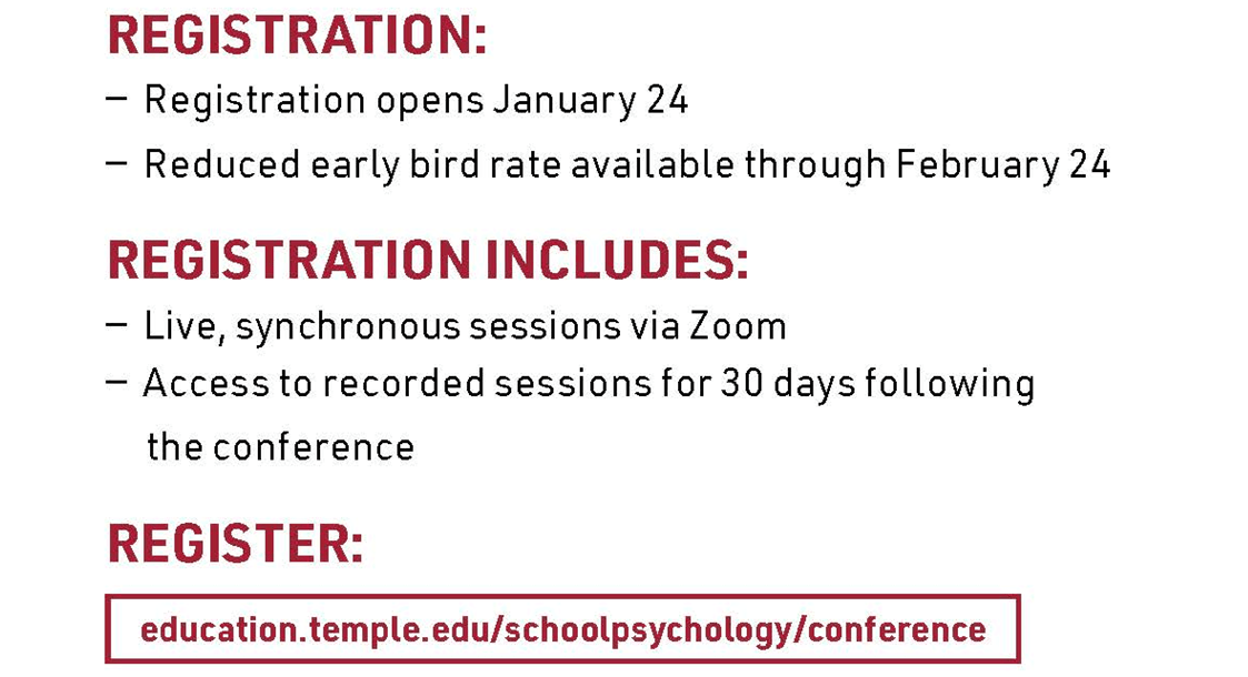 Temple Annual School Psychology Conference Association of School