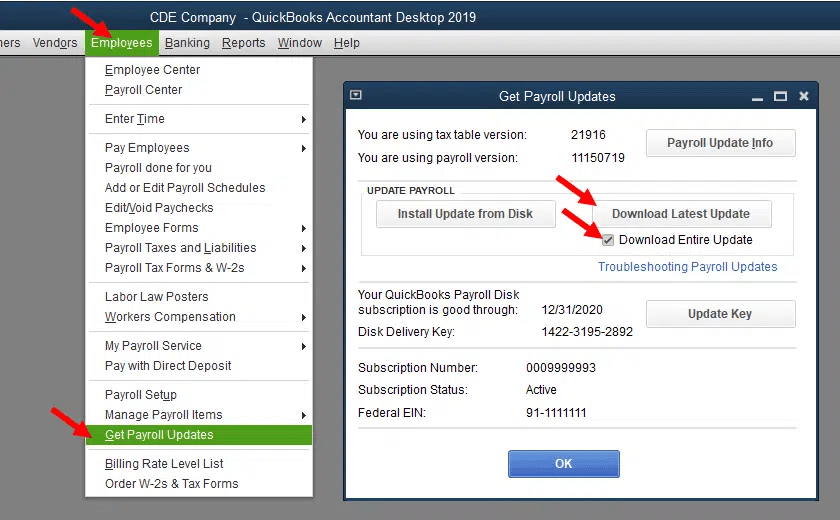 How to fix QuickBooks Payroll Update Error 15276