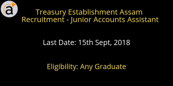 Treasury Establishment Assam Recruitment