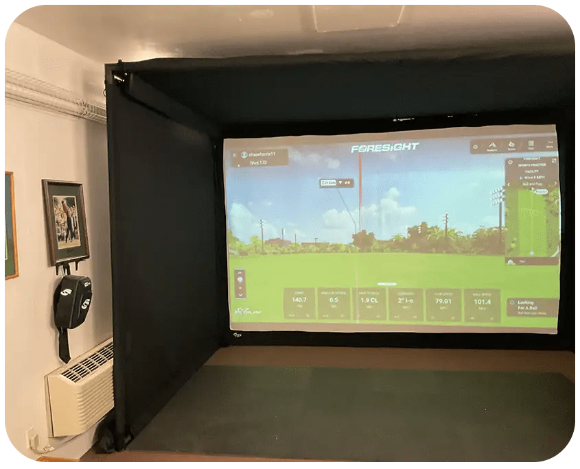 InHome Golf Simulator Installation Nashville Sim Kit Designers