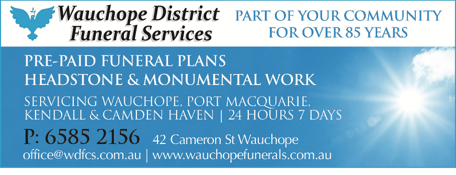 WAUCHOPE DISTRICT FUNERAL SERVICES in Wauchope Funeral Directors