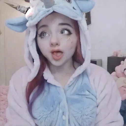 Dopamine Girl - A girl receiving a massive facial cumshot from multiple