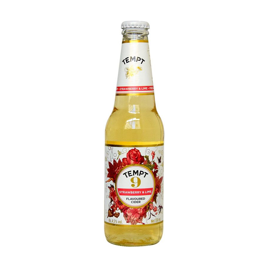 Tempt 9 Strawberry＆Lime Flavoured Cider_Guangzhou Grocery