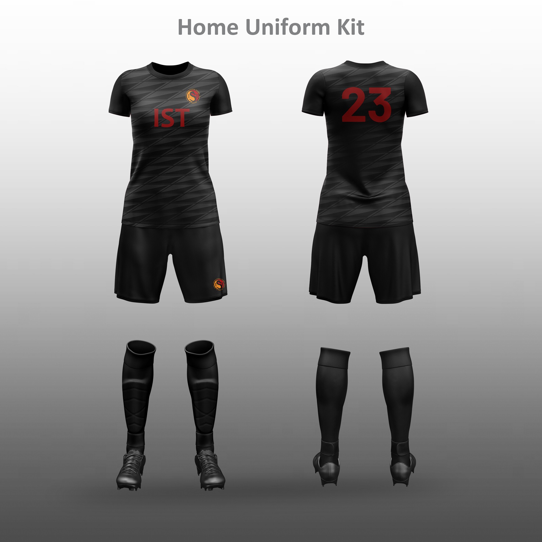 Girls Football Home and Away Uniform Kit 女装足球主场和客场球服全套