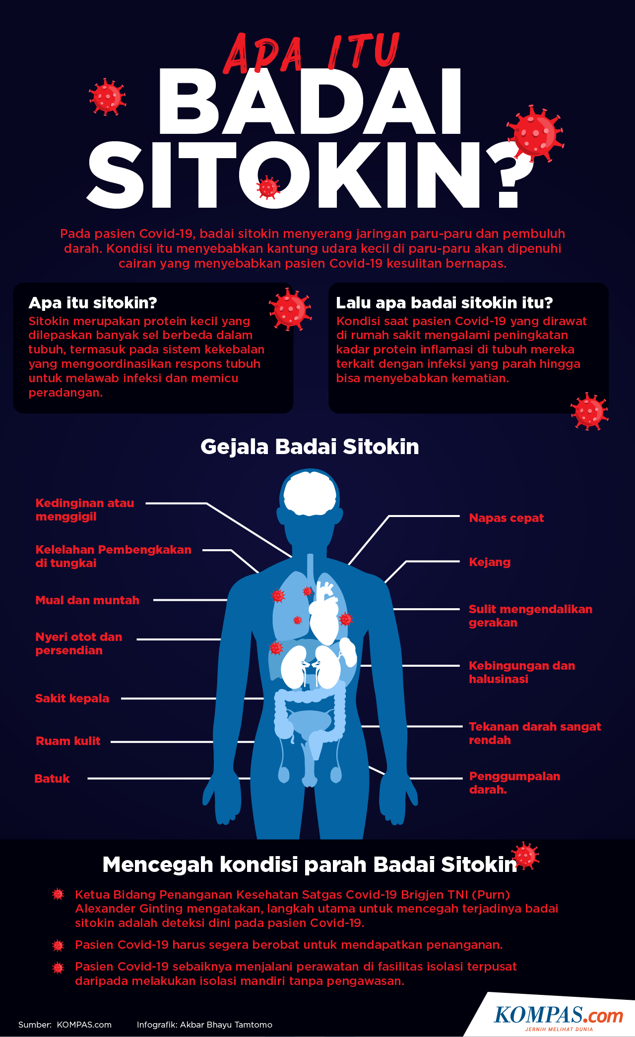 INFOGRAFIK Apa Itu Badai Sitokin?