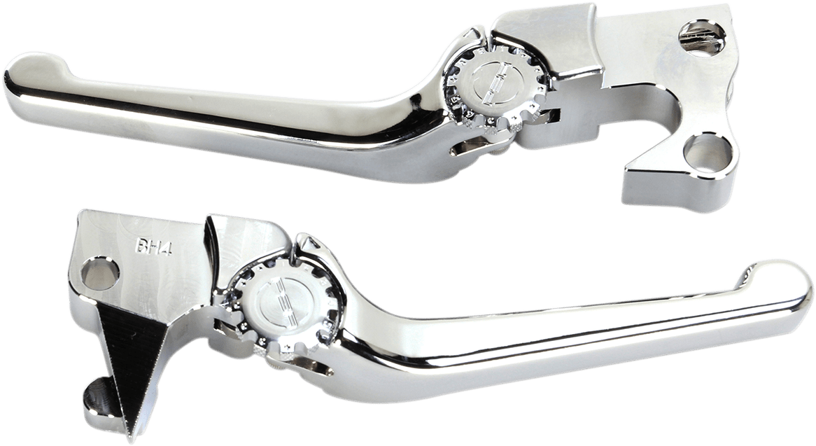 PSR Adjustable Anthem Chrome Clutch Brake Lever Set 0413 Harley