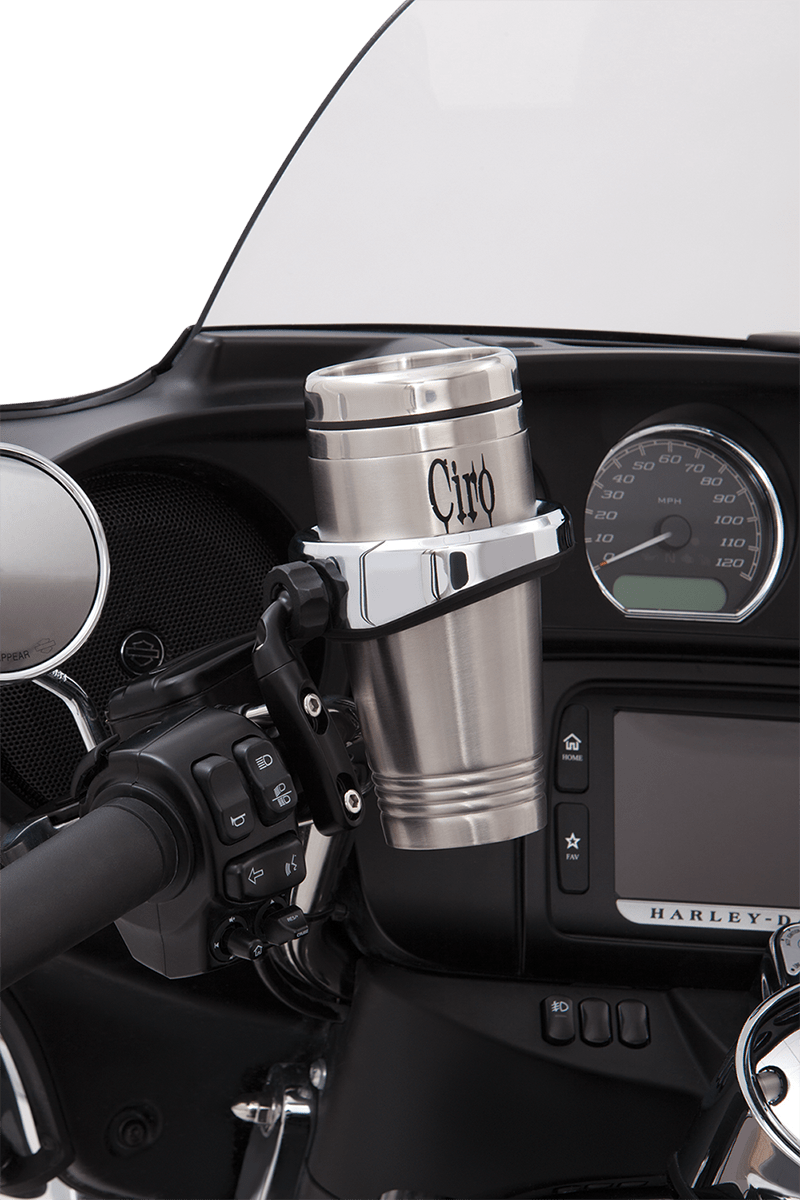 CIRO Cup Holder Handlebar Switch Mount for HarleyDavidson 06360029 Black eBay