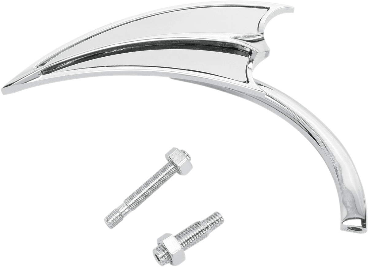 Arlen Ness Chrome Micro Knife Pair Motorcycle Handlebar Mirrors Harley