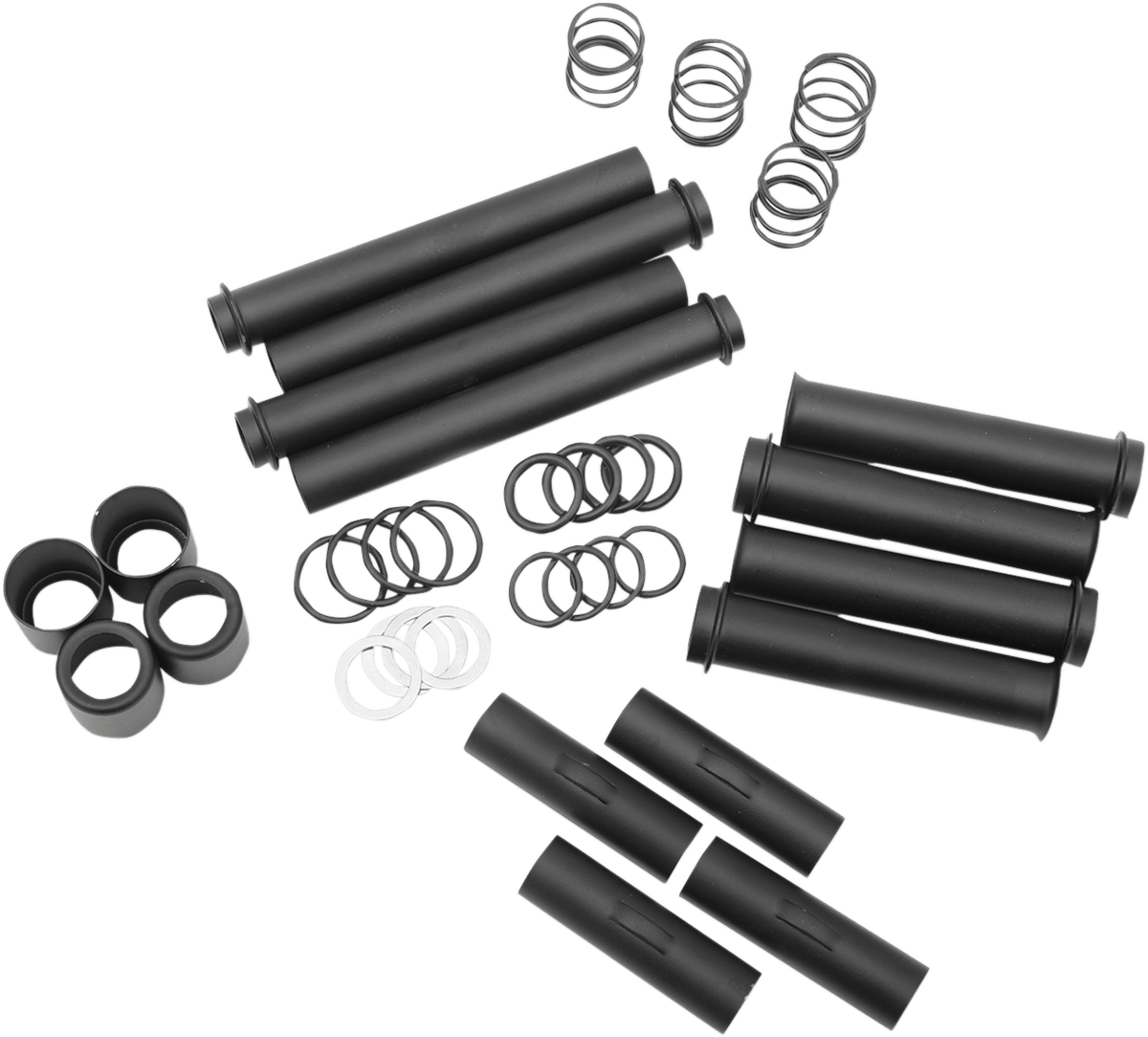 Drag Specialties Satin Black Pushrod Tube Kit 9917 Harley twin cam FXS