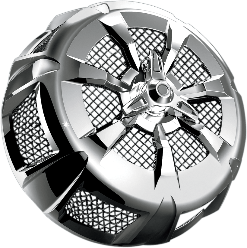 Kuryakyn 9439 Chrome Alley Cat Air Filter Cover 9917 Harley Dyna