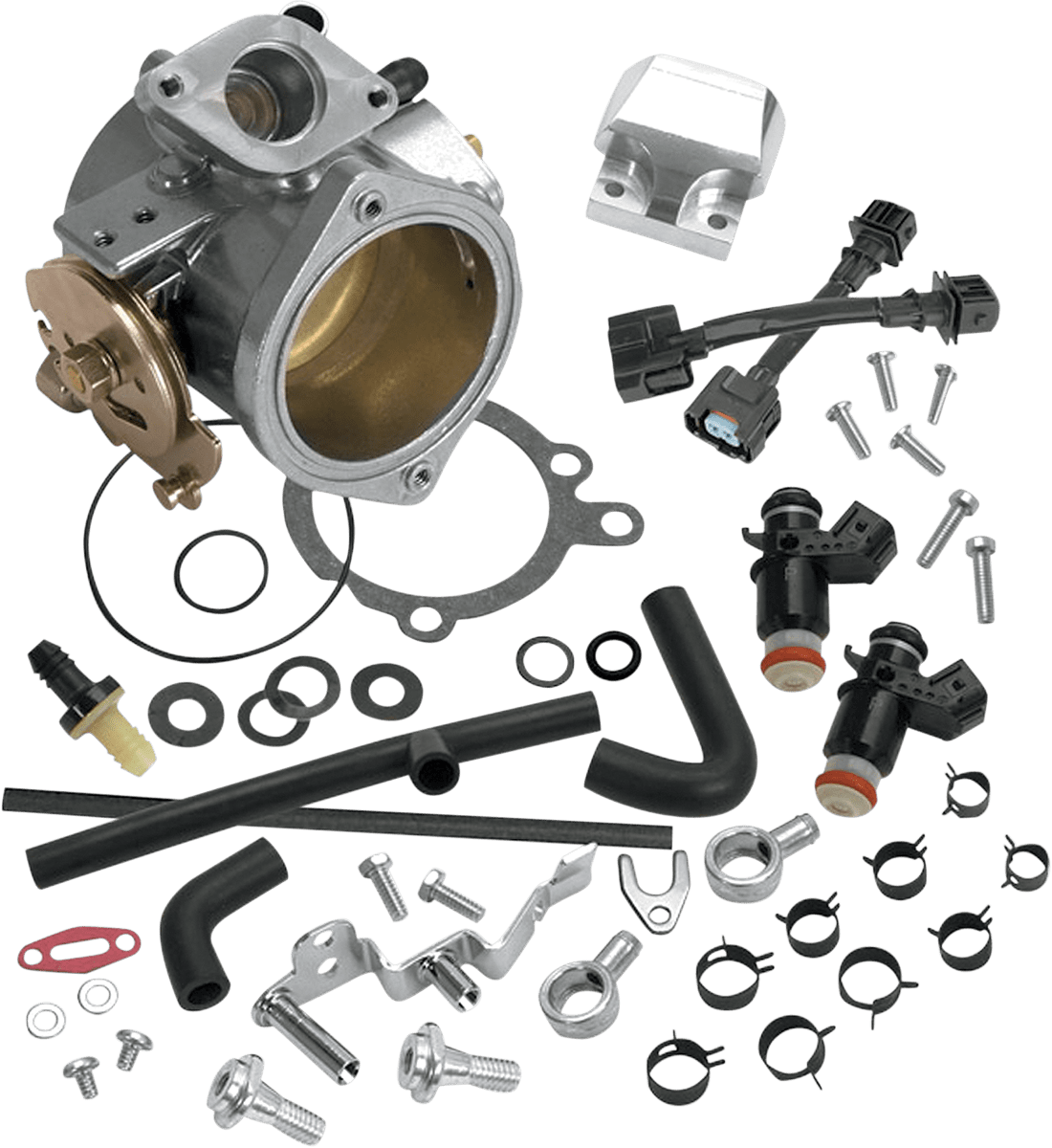 S&S Single Bore Motorcycle Delphi Style Throttle Body 0105 Harley Dyna