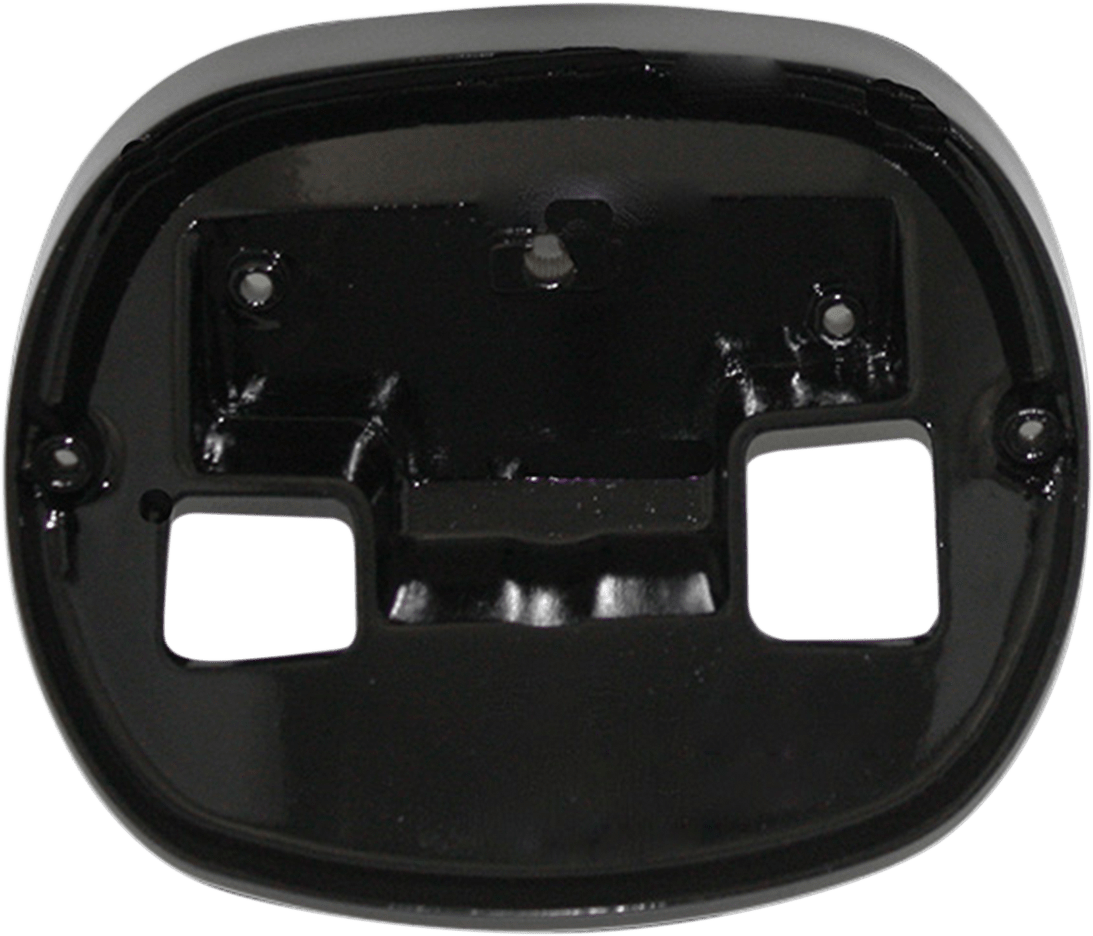 Custom Dynamics Black Taillight Base Plate 9917 Harley Dyna Touring
