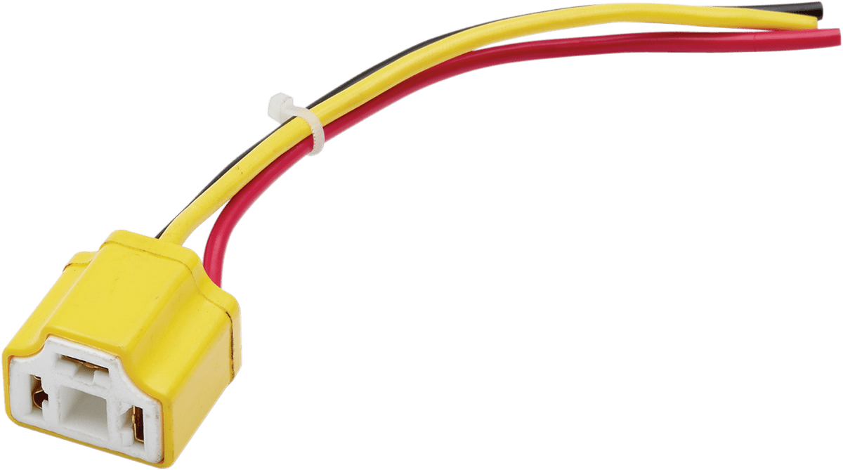 Cycle Visions Motorcycle 3 Prong Female Headlight Socket Harness fits