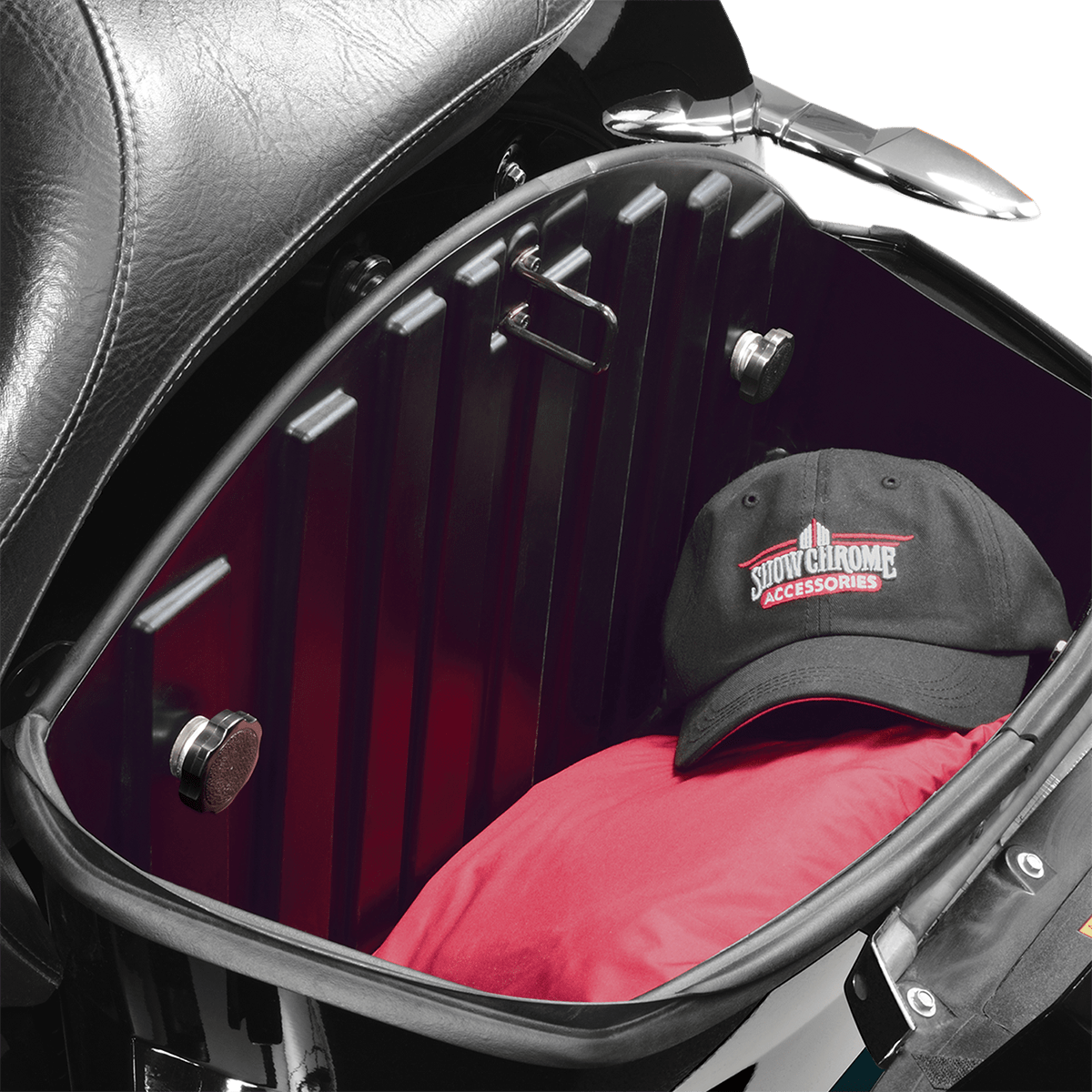 Show Chrome Black 4 Pack Saddlebag Fastener Hardware 9519 Harley