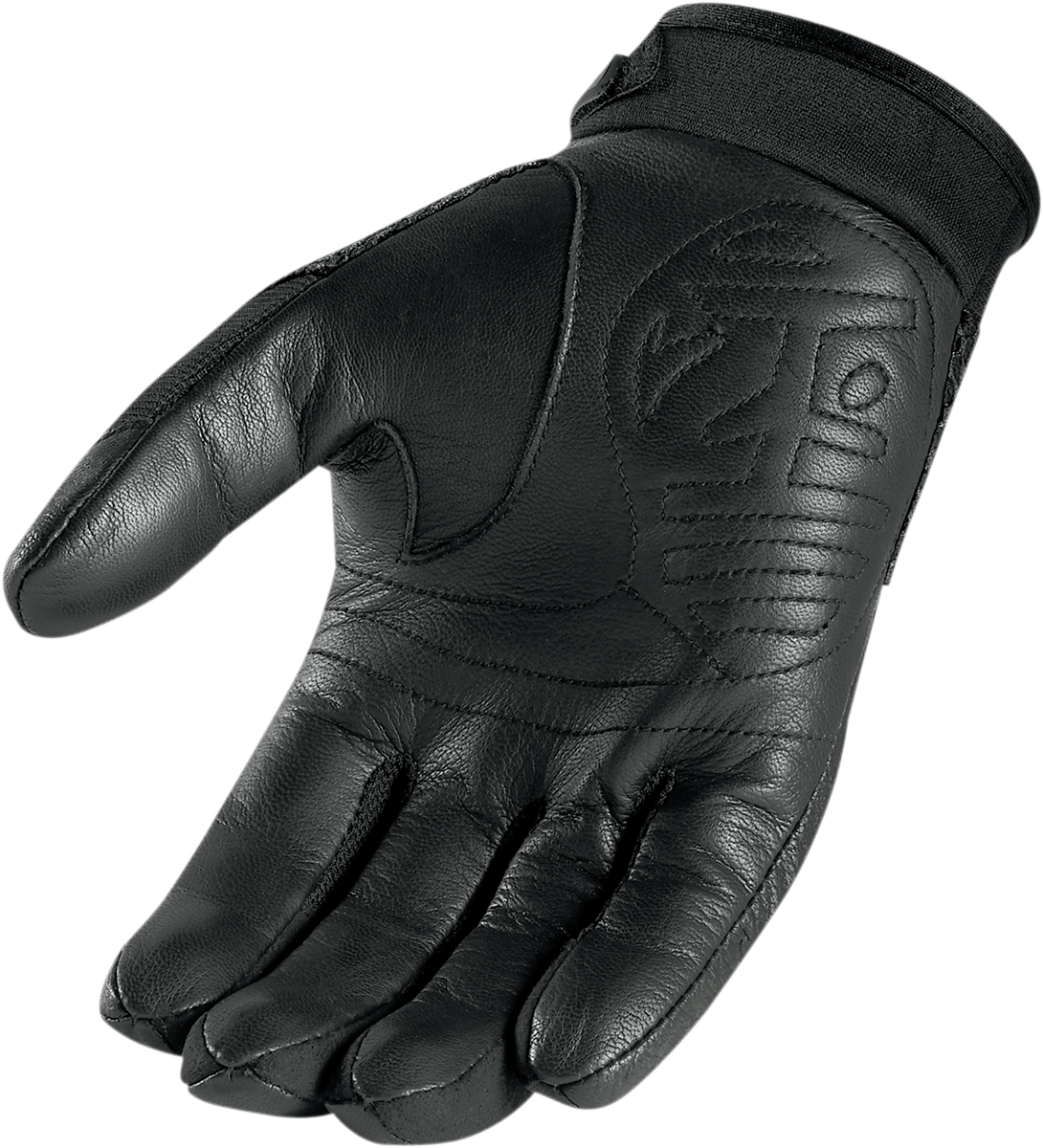 Mens icon twentyniner 29er black leather textile motorcycle biker