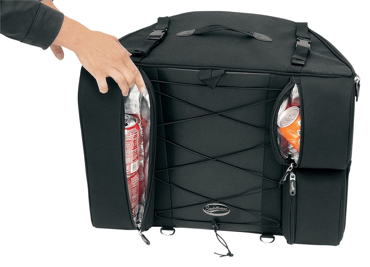 Saddlemen BR4100 Sissy Bar Backrest Motorcycle Touring Bag Harley