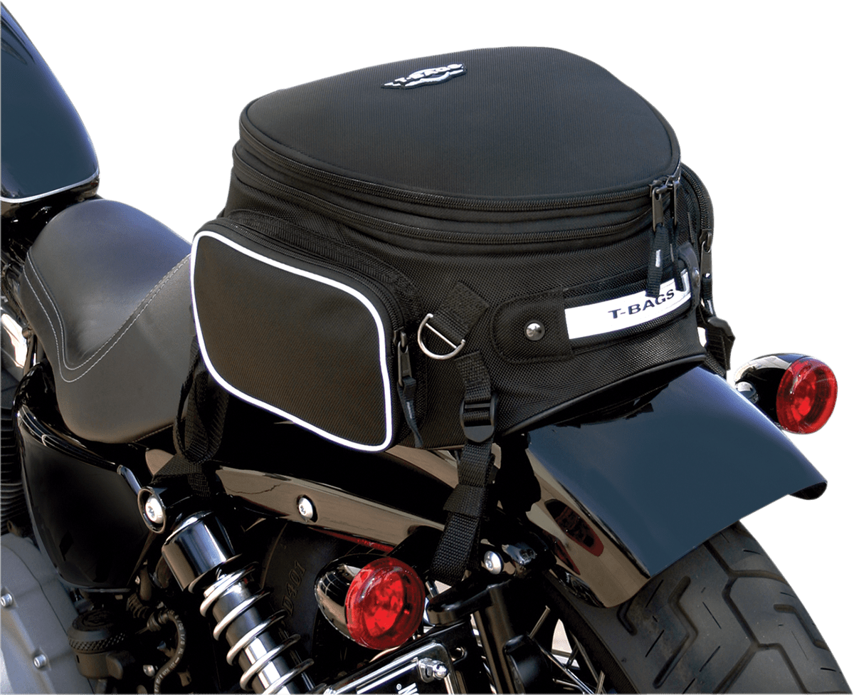 Tbags Black Textile Motorcycle Sportster Tail Bag Harley Davidson